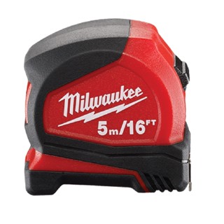 Milwaukee ตลับเมตร COMPACT ขนาด 5 เมตร/16 ฟุต รุ่น 48-22-6617