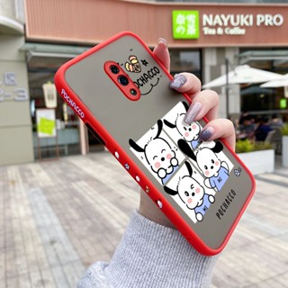 เคสซิลิโคนใส ขอบสี่เหลี่ยม กันกระแทก ลายการ์ตูน Pochacco สําหรับ OPPO Reno Reno Z Reno