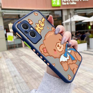 เคสโทรศัพท์มือถือ ซิลิโคนนิ่ม ใส บาง กันกระแทก ลายหมี แฟชั่น สําหรับ OPPO Reno 8Z 5G Reno 7Z 5G Reno7 z Reno7 Lite Reno8 Lite F21 Pro 5G