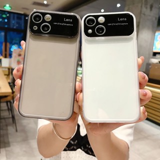 เคสใส For Iphone 11 14 Pro Max 13 Pro Max 12 14 Plus 14promax 13promax 12promax Iphone11 Soft TPU ฝาครอบป้องกันเลนส์