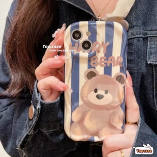 เคสป้องกันโทรศัพท์มือถือ TPU แบบนิ่ม ลายการ์ตูนหมี สําหรับ Tecno Spark Go 2023 10C 10 infinix Hot 30i 30Play Smart 7 6 Plus 5 2020 Camon 20 Note 30 VIP 12 G96 20i 20 12 11 10 9Play