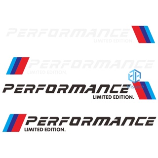 สติกเกอร์สะท้อนแสง M Performance Limited Edition สําหรับติดตกแต่งประตูรถยนต์ 2 ชิ้น