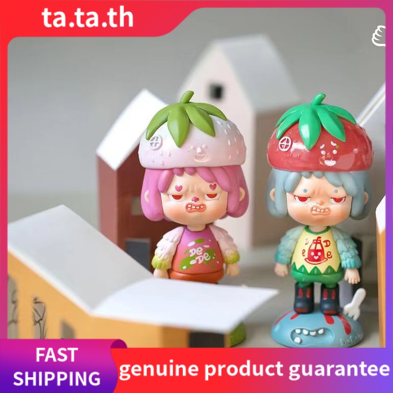 ODD TOWN ฟิกเกอร์ไม้ รูปผลไม้น่ารัก เหมาะกับของขวัญ สําหรับตกแต่งรถยนต์