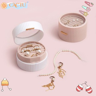 Cactu กล่องใส่เครื่องประดับ สร้อยคอ ทรงกลม