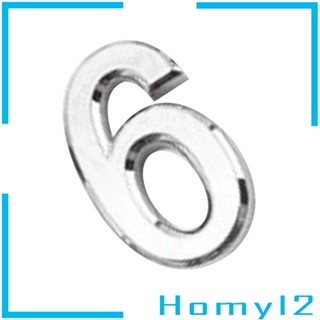 [HOMYL2] แผ่นป้ายตัวเลข มีกาวในตัว สไตล์โมเดิร์น สําหรับบ้าน โรงแรม 0