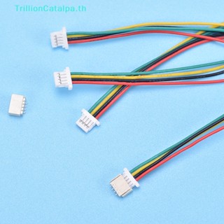 Trillioncatalpa ตัวเชื่อมต่อไมโคร SH 1.0 4-Pin JST ขนาดเล็ก พร้อมสายเคเบิล 5 ชุด TH