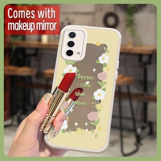 luxurious literature Phone Case For OPPO A93 5G tulip For Girls trend lovely interest youth Heat dissipation Makeup mirror