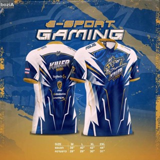 (bozi) เสื้อกีฬา เสื้อกีฬาพิมพ์ลาย ลายใหม่GAMING