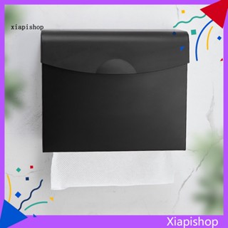 Xps กล่องทิชชู่ ติดผนัง กันน้ํา กันฝุ่น ไม่ต้องเจาะรู เข้าถึงง่าย พื้นที่จัดเก็บ อลูมิเนียม ฝาพับ ด้านบน ที่ใส่กระดาษชําระ อุปกรณ์ครัวเรือน