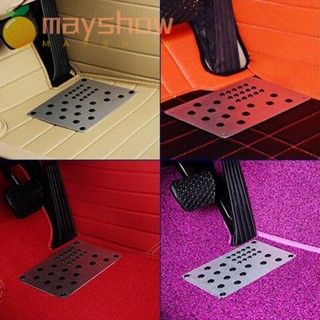 Mayshow แผ่นรองพื้นรถยนต์ กันลื่น อุปกรณ์เสริมภายใน แผ่นขูดส้นเท้า กันลื่น
