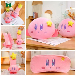 Alanfy หมอนรองคอ รูปการ์ตูน Star Kirby สีชมพู สําหรับรถยนต์