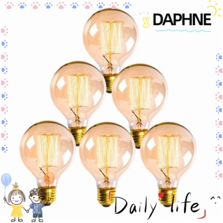 Daphne หลอดไฟ E27 สีขาวอบอุ่น สไตล์วินเทจย้อนยุค สําหรับตกแต่ง 1 ชิ้น