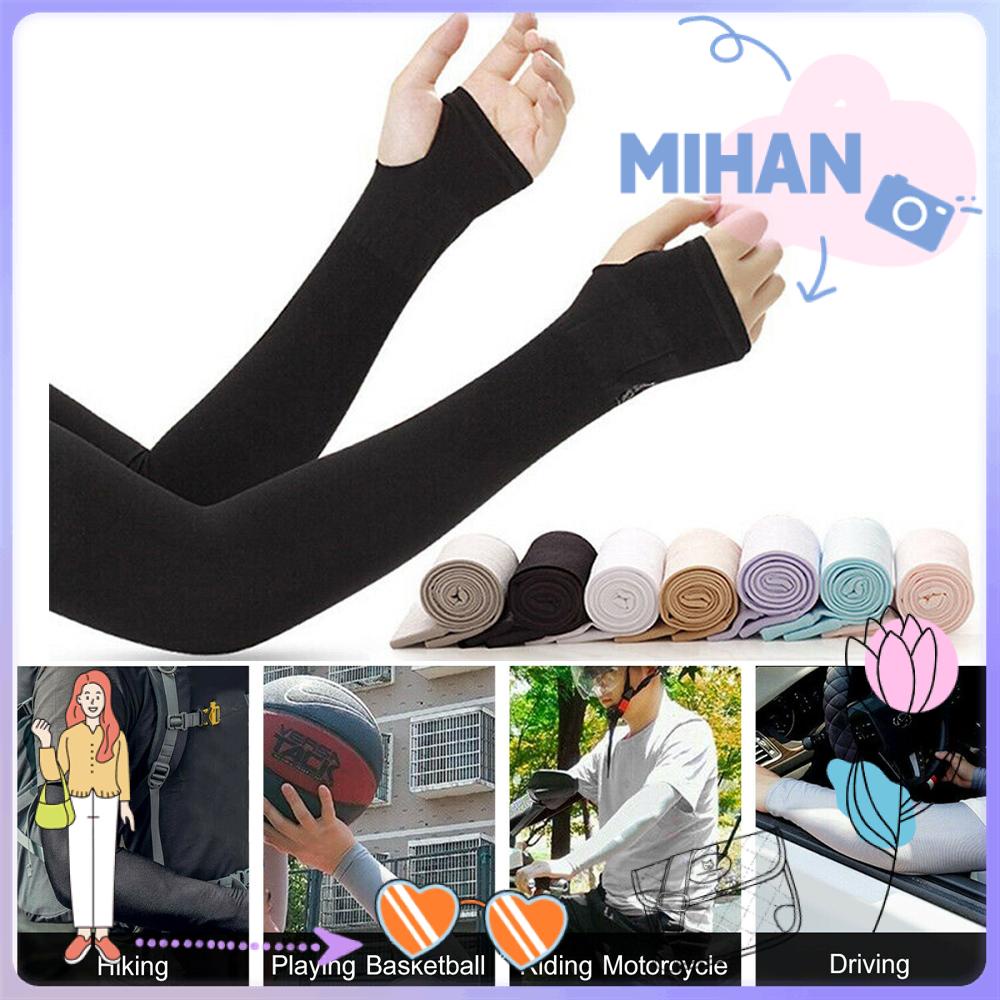 Mihan ใหม่ ปลอกแขน ให้ความอบอุ่น กันแดด สําหรับเล่นกีฬา บาสเก็ตบอล