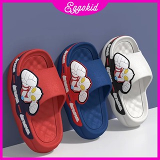 Eggokids store รองเท้าแตะ กันน้ํา ลายการ์ตูน สําหรับเด็กผู้ชาย ใส่ในบ้าน