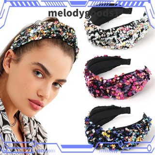 MELODYGOODS1 ที่คาดผม ประดับเลื่อม หลากสีสัน สําหรับผู้หญิง