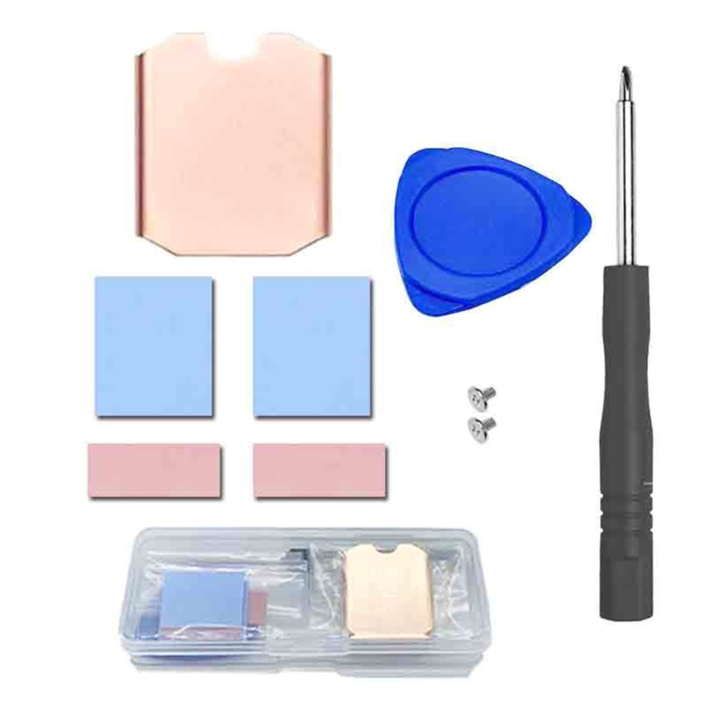 Doublebuy ฮีทซิงค์ทองแดง M2 NVME 2230 SSD Cooler Pad สําหรับเกม SteamDeck M2 2230 SSD