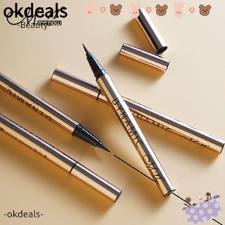 OKDEALS ดินสออายไลเนอร์ เนื้อลิขวิด กันน้ํา สีน้ําตาล ติดทนนาน