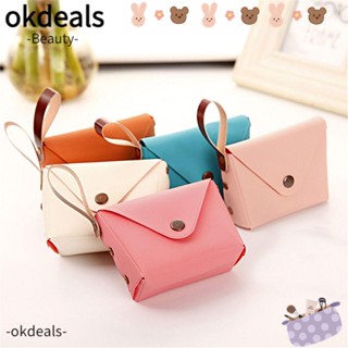 OKDEALS กระเป๋าสตางค์ กระเป๋าคลัทช์ ขนาดเล็ก สไตล์วินเทจ สําหรับผู้หญิง