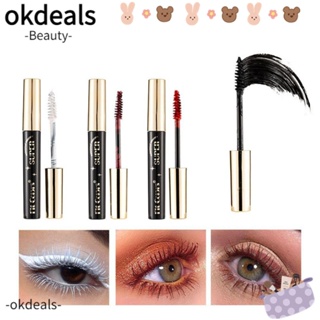 Okdeals มาสคาร่า ไม่เลอะง่าย แห้งเร็ว ต่อขนตา กันน้ํา สีดํา สําหรับผู้หญิง