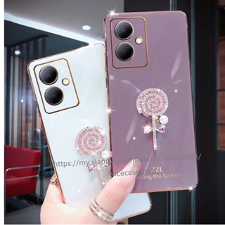 พร้อมส่ง เคสโทรศัพท์มือถือแบบนิ่ม TPU กันน้ํา ลายอมยิ้ม สําหรับ VIVO Y27 VIVO Y27 Y36 Y78 5G 2023 Y27 4G