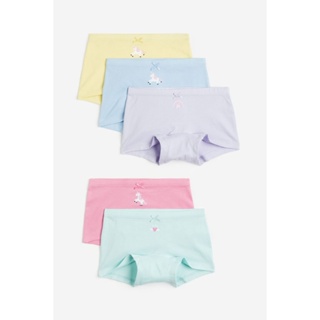 H&amp;M กางเกงบ๊อกเซอร์แพ็ก 5 ตัว Girl 5-pack boxer briefs 0688916_8