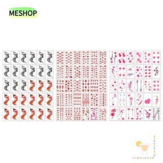 ME 30Pcs/set Lasting Temporary Tattoos Waterproof Tattoos Stickers Fake Tatto Art Simulation Colored Drawing Herb Body Stickers