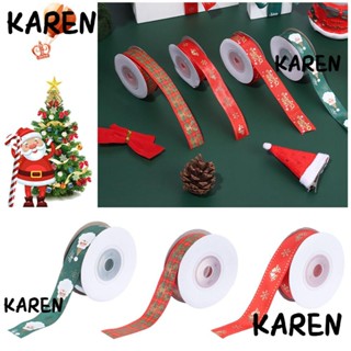 KAREN Grosgrain Ribbons Party Birthday Decoration Christmas Supplies Packaging 20MM Handmade Satin