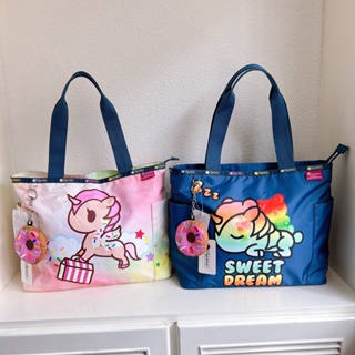 Lesportsac Joint Tokidoki กระเป๋าถือ ทรงโท้ท ใส่คอมพิวเตอร์ได้ สําหรับผู้หญิง L182