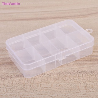 Thevantin กล่องพลาสติก สําหรับเก็บเครื่องประดับ ต่างหู ลูกปัด