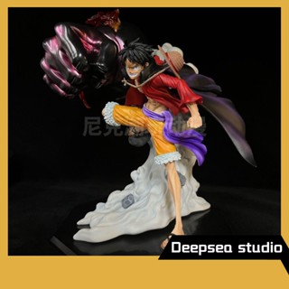 Deepsea studio [Quick delivery in stock] One piece third gear ghost island Lufei big fist 26cm hand-made model childhood Lufei