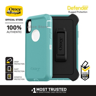 Otterbox Defender Series เคสโทรศัพท์ สําหรับ iPhone XS Max / iPhone XR / iPhone XS / X ฝาครอบป้องกัน กันตก - Aqua