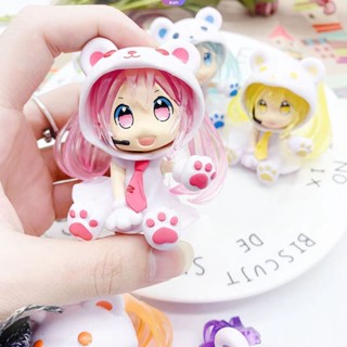 โมเดลฟิกเกอร์ PVC รูปการ์ตูนอนิเมะ Hatsune Miku Sakura Bear น่ารัก เหมาะกับของขวัญวันเกิด สําหรับเด็กผู้หญิง [RAIN]