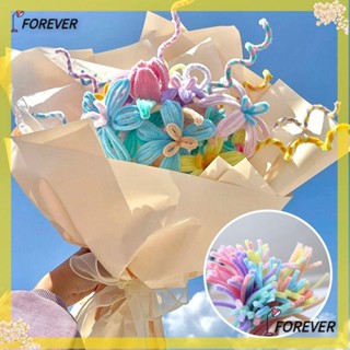 FOREVER Forever ช่อดอกไม้ประดิษฐ์ DIY สําหรับตกแต่งบ้าน งานแต่งงาน|สี สําหรับงานแฮนด์เมด DIY