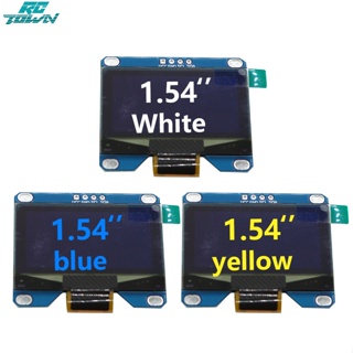 Rctown บอร์ดโมดูลหน้าจอ Oled 1.54 นิ้ว 4pin Fpc Display 128x64 I2c อินเตอร์เฟส มุมมองกว้างพิเศษ