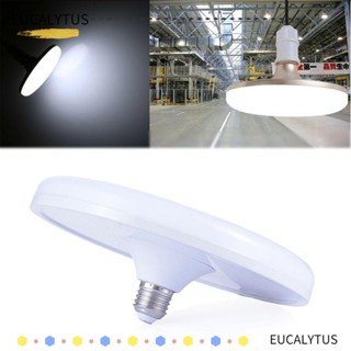 Eutus ใหม่ หลอดไฟ UFO E27 LED 220V สว่างมาก 20W 40W 60W 80W ประหยัดพลังงาน สีขาว สําหรับบ้าน โกดัง