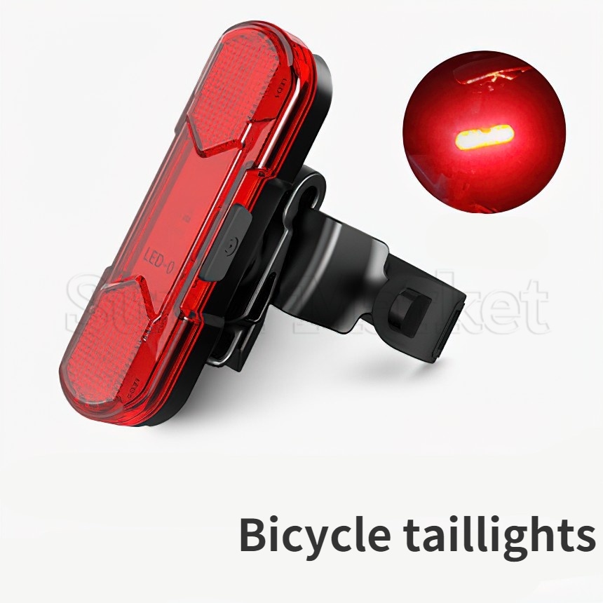 ไฟท้ายจักรยาน Led เพื่อความปลอดภัย / ไฟท้ายจักรยาน กันน้ํา หรี่แสงได้ ชาร์จ Usb / ไฟท้ายจักรยานเสือภูเขา กลางแจ้ง