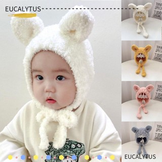 Eutus ใหม่ หมวกหูหมีน่ารัก ฤดูหนาว สําหรับเด็กวัยหัดเดิน