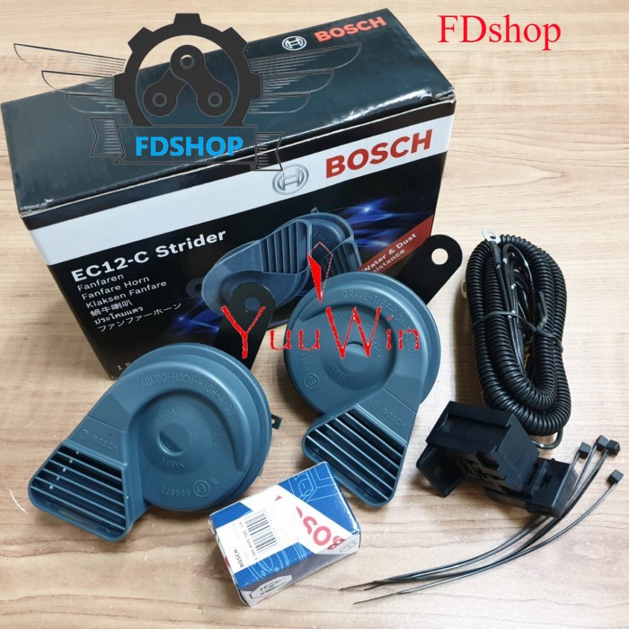 BOSCH HORN + CABLE RELAY SET (STRIDER EC12-C)