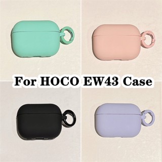 【imamura】สําหรับ Hoco. Ew43 เคสหูฟัง แบบนิ่ม สีพื้น สําหรับ HOCO EW43