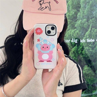 เคสโทรศัพท์มือถือ ซิลิโคน กันกระแทก ลายปลาทับทิมน่ารัก สําหรับ Iphone 14promax 11 12 13