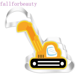 Fallforbeauty อุปกรณ์สเตนเลส สําหรับใช้ในการตัดคุ้กกี้ ตกแต่งเค้ก 5 ชิ้น