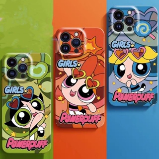 เคสโทรศัพท์มือถือ พิมพ์ลายการ์ตูน The Powerpuff Girls สําหรับ Vivo Y11 2019 Y17 Y15 Y12 Y12I Y21 2021 Y21S Y35 Y33S S1 Y7S Y7S T1 V23 V23 V25 Pro Y77 Y77E Y75 T55 T1