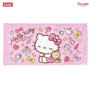 ผ้าขนหนู 16x32 นิ้ว Kitty โบว์ชมพูอ่อน //JHC-KT1022 -ด132