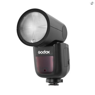 {fly} Godox V1S Professional Camera Flash Speedlite Speedlight Round Head Wireless 2.4G Fresnel Zoom Compatible with  a7RII a7R a58 a99 ILCE6000L a7RIII a7R3 a9 a77II a77 a350