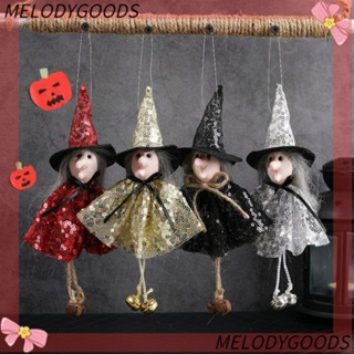 Melodg จี้ตุ๊กตาแม่มด หลากสี สําหรับแขวนตกแต่งฮาโลวีน DIY