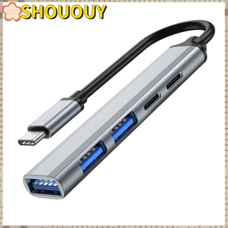 Shououy ฮับ USB C 3.0 ความเร็วสูง สําหรับแล็ปท็อป พีซี แท็บเล็ต