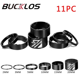 Bucklos แหวนรองคอตะเกียบหน้า คาร์บอนไฟเบอร์ อะลูมิเนียมอัลลอย ทนทาน สําหรับจักรยานเสือภูเขา