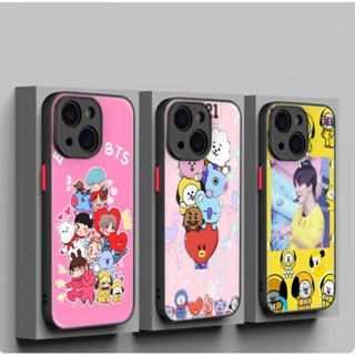 เคสโทรศัพท์มือถือแบบนิ่ม ลาย BTS BT21 XA40 สําหรับ iPhone 12 13 Plus 14 Pro Max