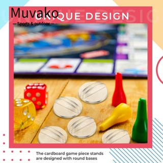 Muvako ขาตั้งการ์ดเกม พลาสติกใส ขนาดเล็ก 1 นิ้ว สําหรับนามบัตร 100 ชิ้น