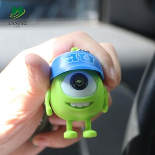 Alanfy พวงกุญแจพลาสติก ไฟ LED รูป Sulley Mike ตาโต ของขวัญ สําหรับภาพยนตร์